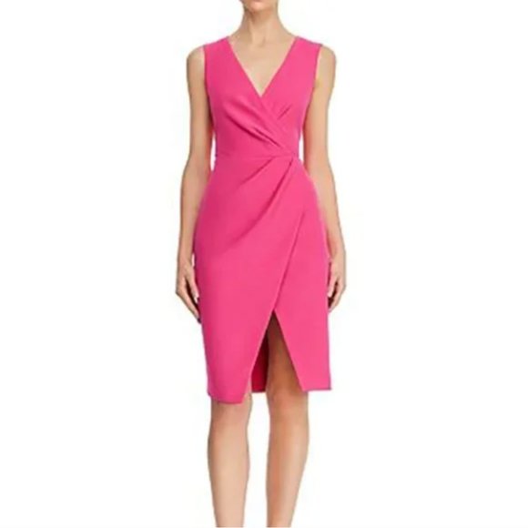 Black Halo Pink Sleeveless Dress - Picture 1 of 3